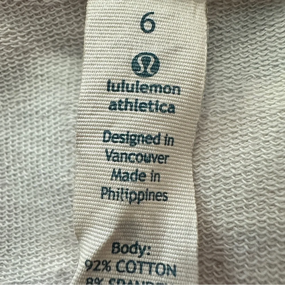 Lululemon Scuba Hoodie II Oversized Floral Rose Print Full Zip Size 6 ⭐️Rare⭐️